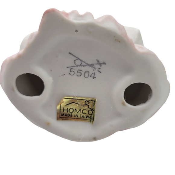 Vintage HOMCO Pair of Christmas Angels Playing Instruments Home Interiors - Picture 10 of 11